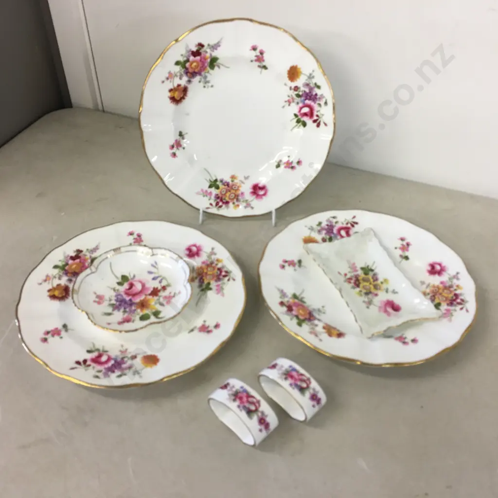Assorted Royal Crown Derby "Derby Poisies" China Items Image 1++